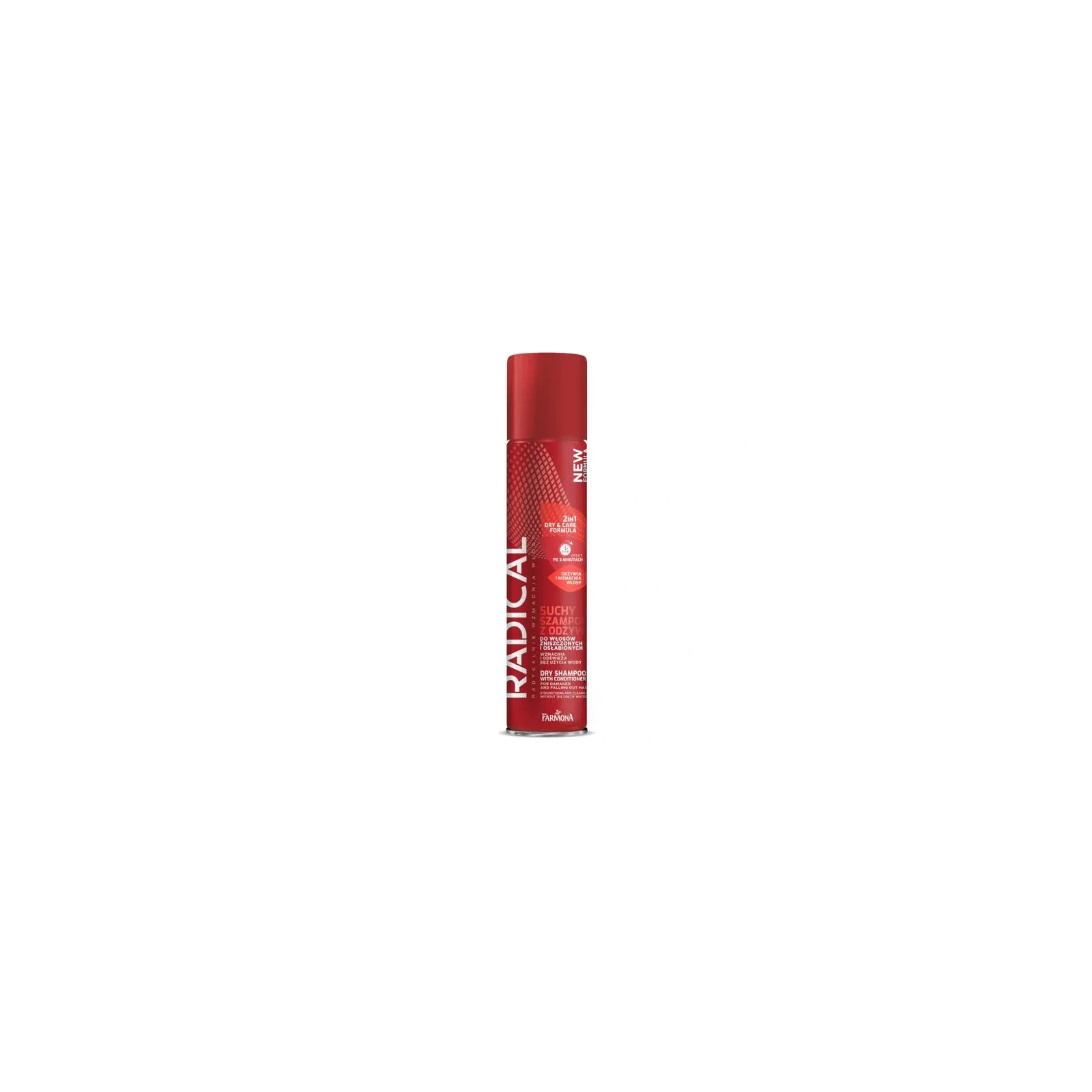 FARMONA Radical suchy szampon z odżywką do włosów osłabionych 2w1 180ml