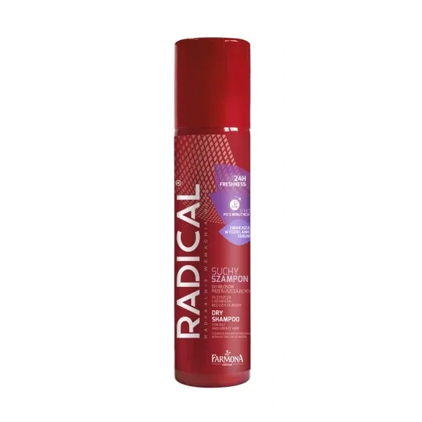 FARMONA Radical suchy szampon do włosów tłustych 24h Freshness 180ml