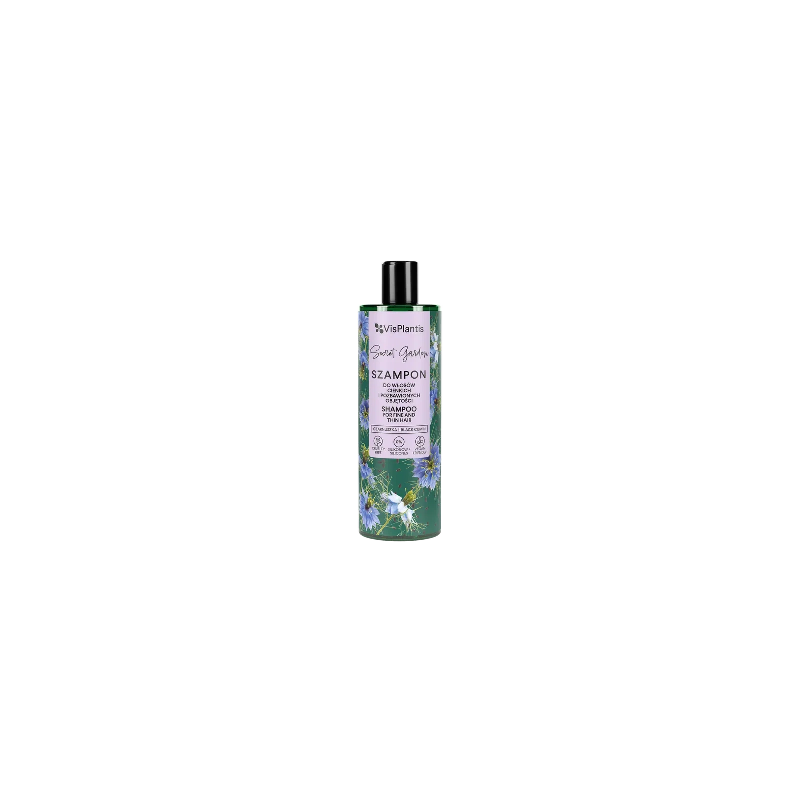 VIS PLANTIS Sweet Garden szampon do włosów bez objętości Czarnuszka 400ml