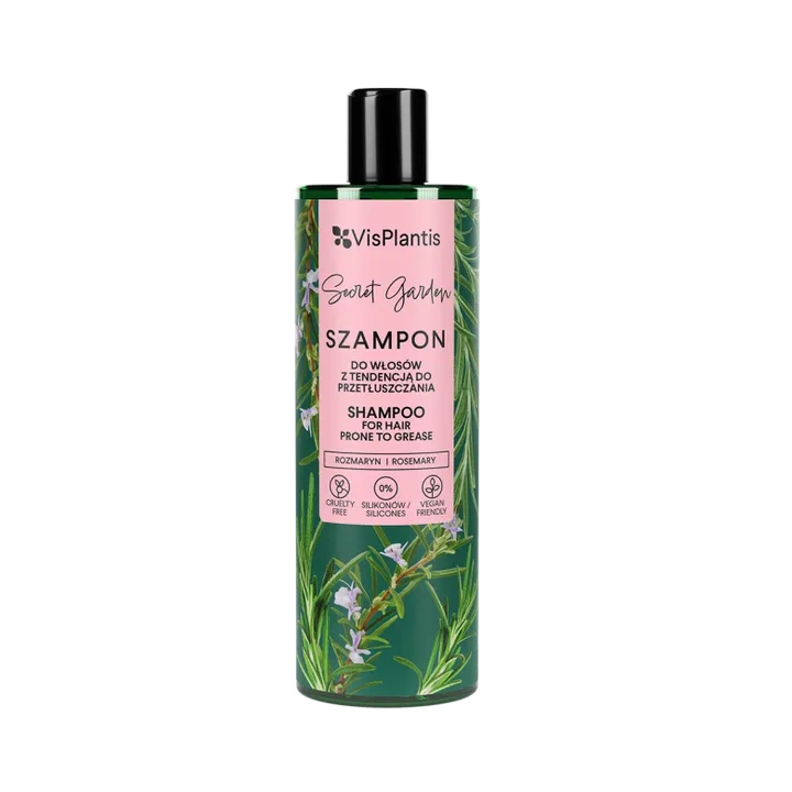 VIS PLANTIS Sweet Garden szampon do włosów przetłuszczających Rozmaryn 400ml