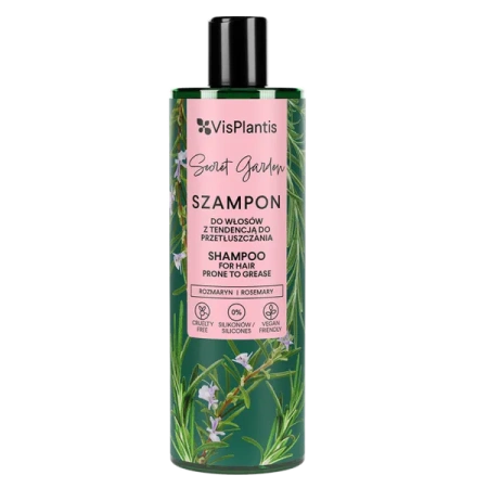 VIS PLANTIS Sweet Garden szampon do włosów przetłuszczających Rozmaryn 400ml