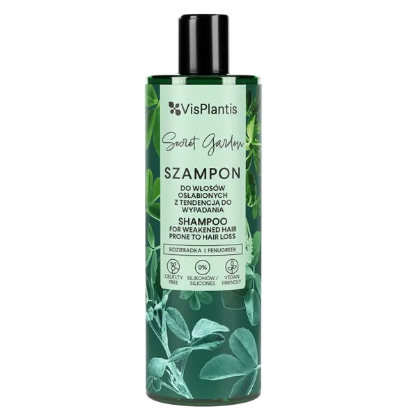VIS PLANTIS Sweet Garden szampon do włosów osłabionych przeciw wypadaniu 400ml