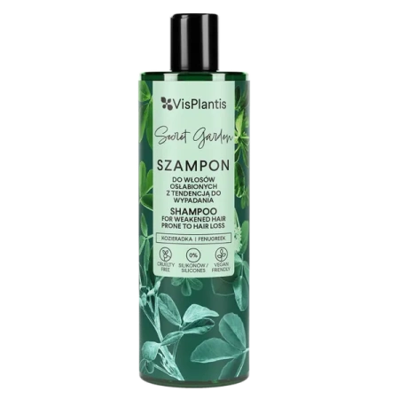 VIS PLANTIS Sweet Garden szampon do włosów osłabionych przeciw wypadaniu 400ml