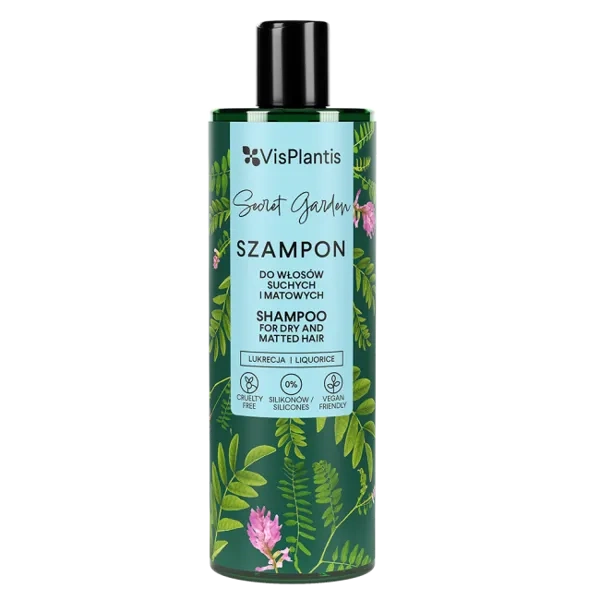 VIS PLANTIS Sweet Garden szampon do włosów suchych i matowych Lukrecja 400ml
