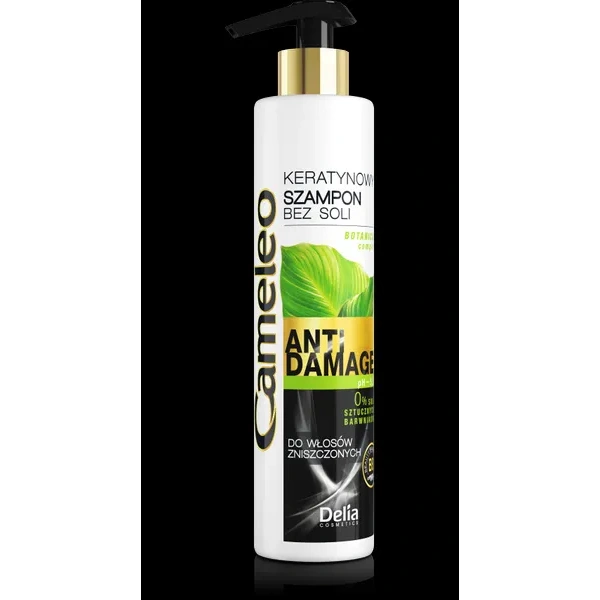 DELIA Cameleo Anti Damage keratynowy szampon bez soli do włosów 250ml