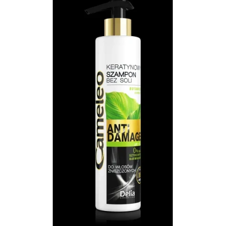DELIA Cameleo Anti Damage keratynowy szampon bez soli do włosów 250ml