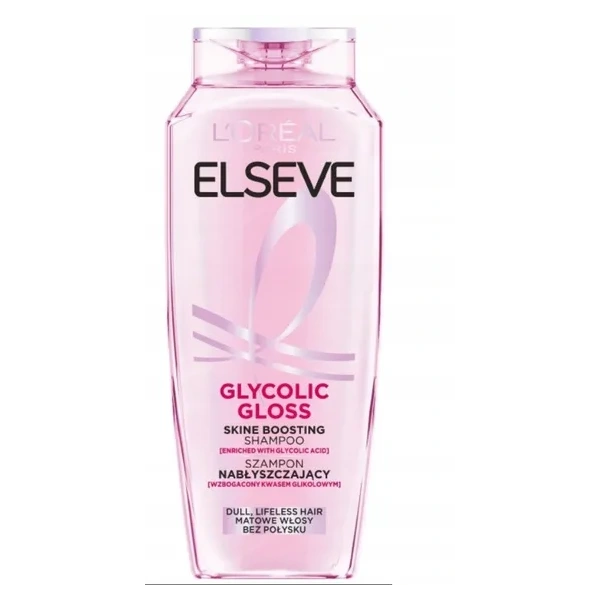 ELSEVE Glycolic Gloss szampon do włosów nabłyszczający 400ml