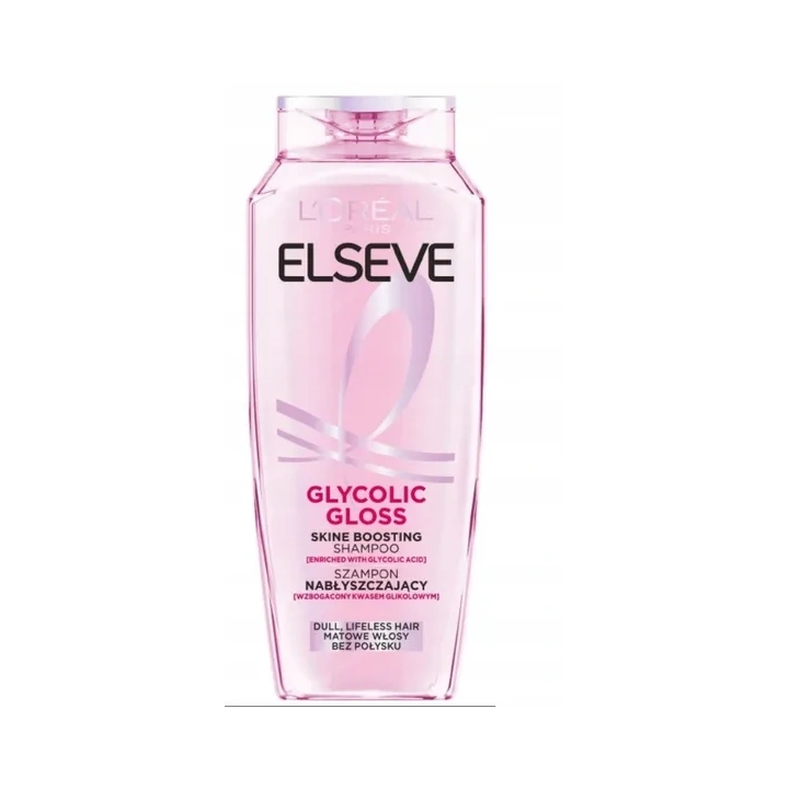 ELSEVE Glycolic Gloss szampon do włosów nabłyszczający 400ml