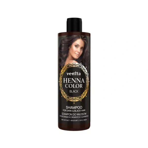 VENITA Henna Color szampon do włosów Black 300ml