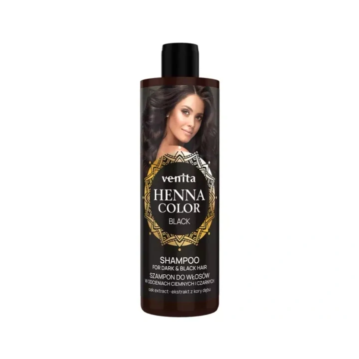 VENITA Henna Color szampon do włosów Black 300ml