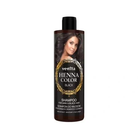 VENITA Henna Color szampon do włosów Black 300ml