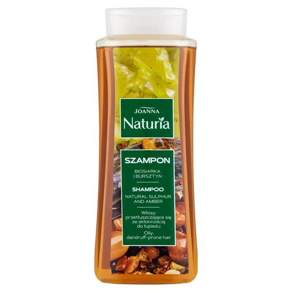 Joanna JOANNA Naturia szampon do włosów Biosiarka i Bursztyn 500ml