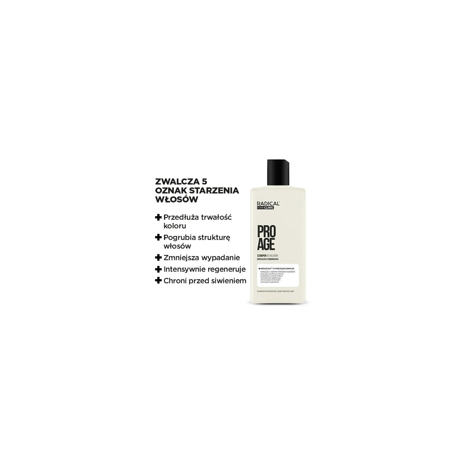 FARMONA Radical Hair Clinic Pro Age szampon do włosów dojrzałych i farbowanych 300ml