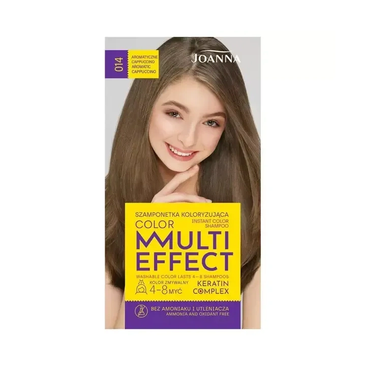 JOANNA Multi Effect szamponetka koloryzująca 14 Aromatyczne Cappuccino 35g