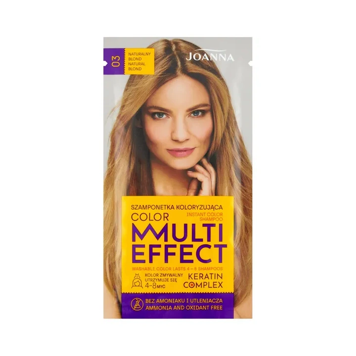 JOANNA Multi Effect szamponetka koloryzująca 03 Naturalny Blond 35g
