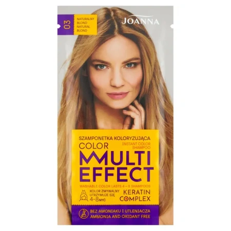 JOANNA Multi Effect szamponetka koloryzująca 03 Naturalny Blond 35g
