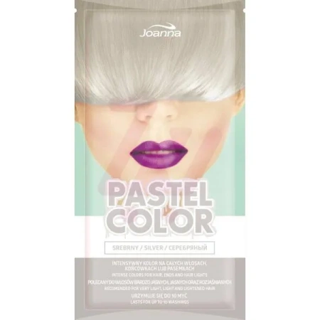 JOANNA Pastel Color szamponetka koloryzująca do włosów Srebrny 35g