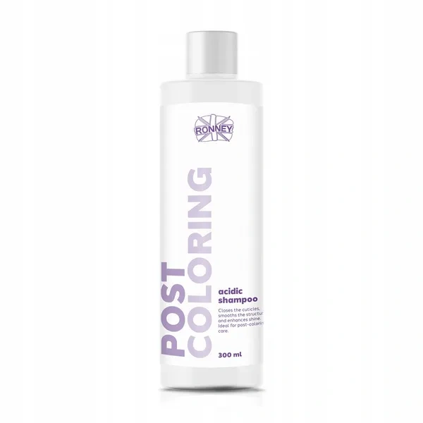 RONNEY Professional Post Coloring szampon do włosów zakwaszający 300ml