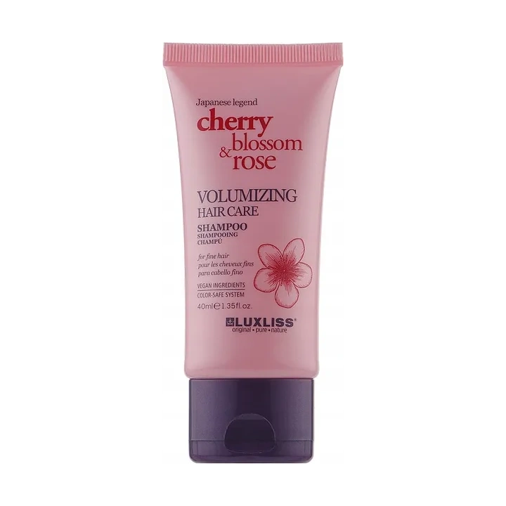 LUXLISS Cherry & Blossom Rose szampon do włosów Objętość 40ml