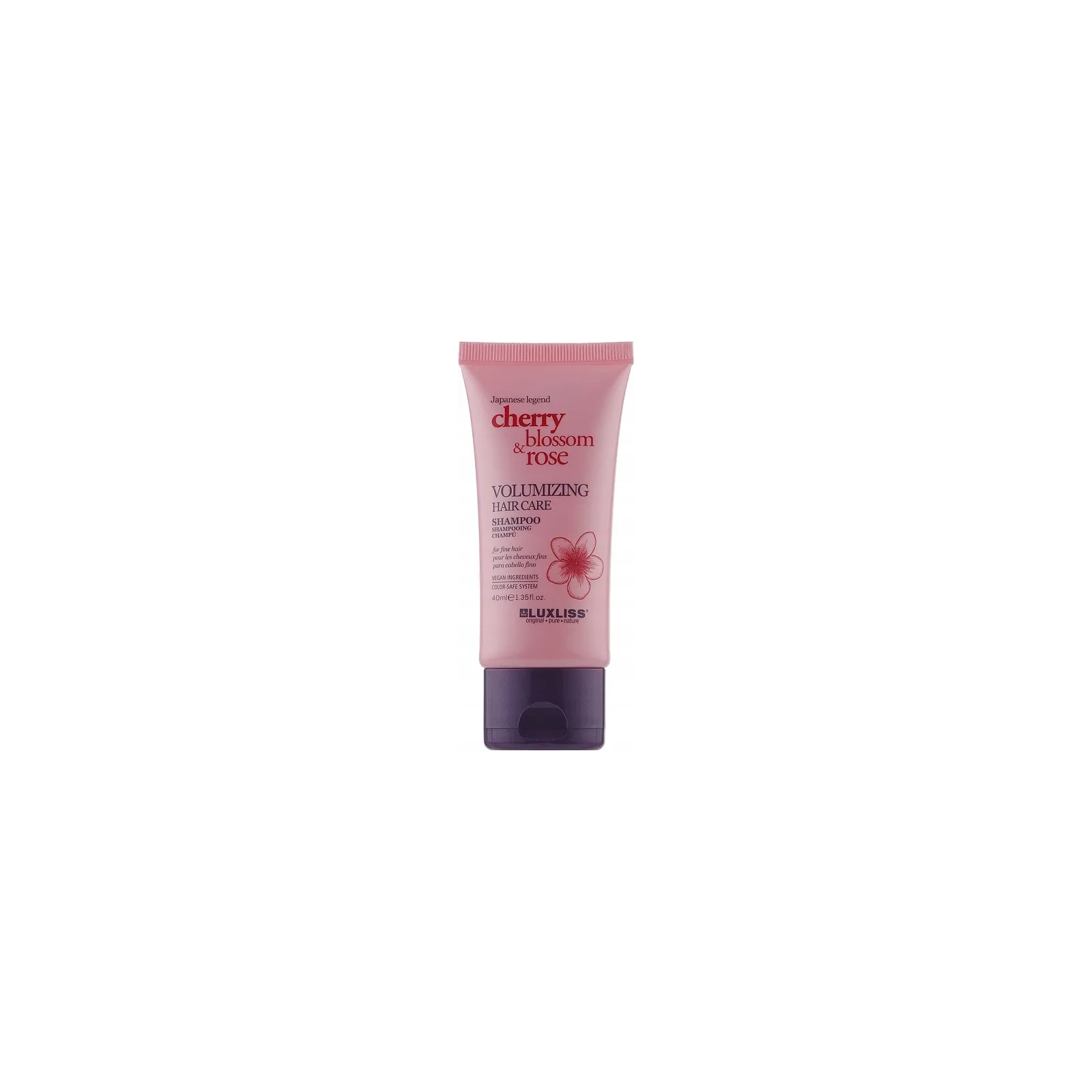 LUXLISS Cherry & Blossom Rose szampon do włosów Objętość 40ml