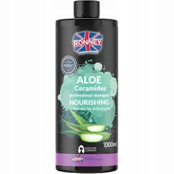 RONNEY Aloe Ceramides nawilżający szampon do włosów suchych i matowych 1000ml