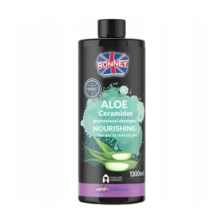 RONNEY Aloe Ceramides nawilżający szampon do włosów suchych i matowych 1000ml