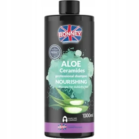 RONNEY Aloe Ceramides nawilżający szampon do włosów suchych i matowych 1000ml