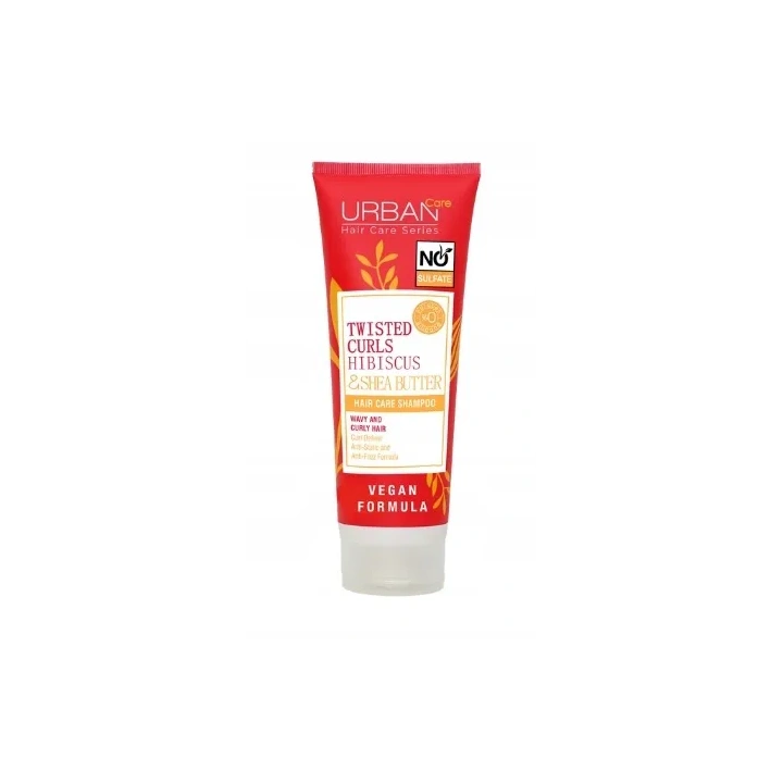 URBAN CARE Twisted Curls Hibiscus & Shea Butter szampon do włosów falowanych i kręconych 250ml