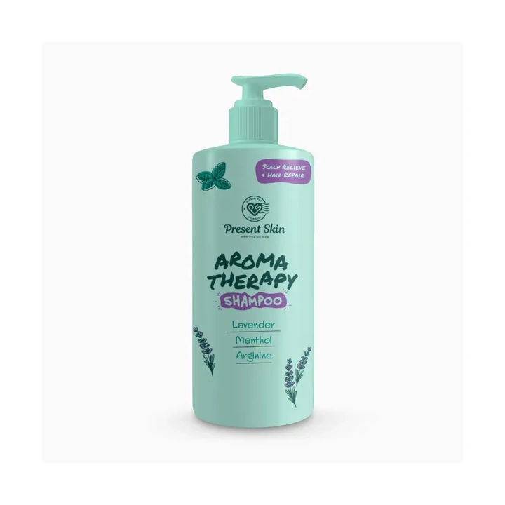 PRESENT SKIN Aromatherapy szampon do włosów odświeżający z Lawendą i Mentolem 500ml