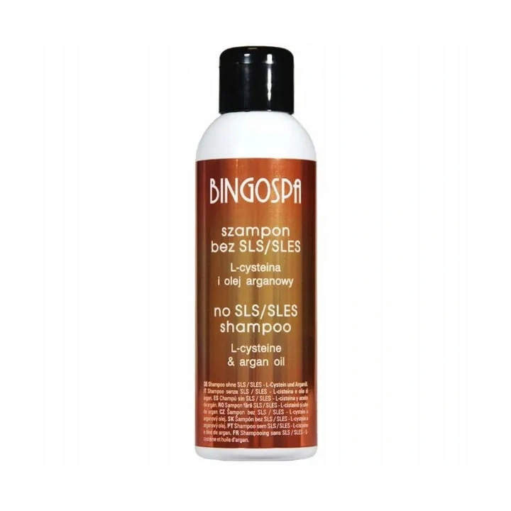 BINGOSPA szampon do włosów bez SLS / SLES L-cysteina i olej arganowy 150ml 