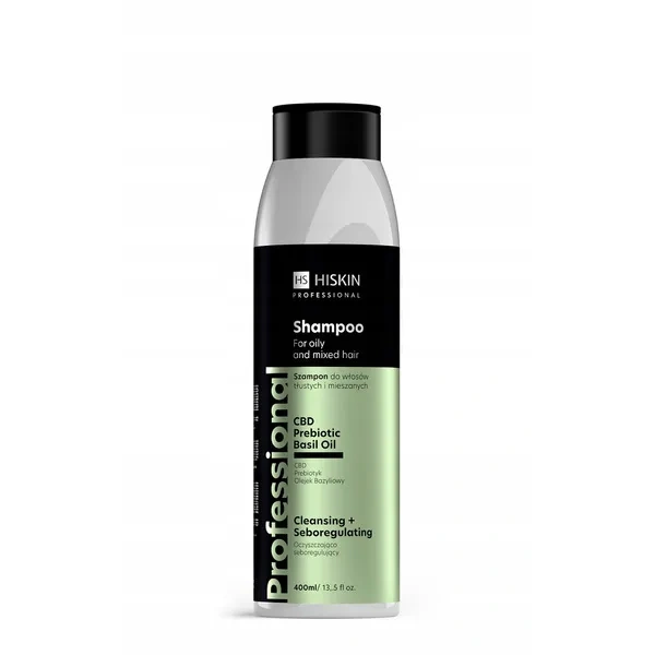 HISKIN Professional szampon do włosów tłustych i mieszanych 400ml 