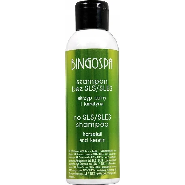 BINGOSPA szampon do włosów bez SLS / SLES Skrzyp polny i Keratyna 150ml
