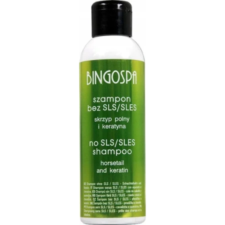 BINGOSPA szampon do włosów bez SLS / SLES Skrzyp polny i Keratyna 150ml