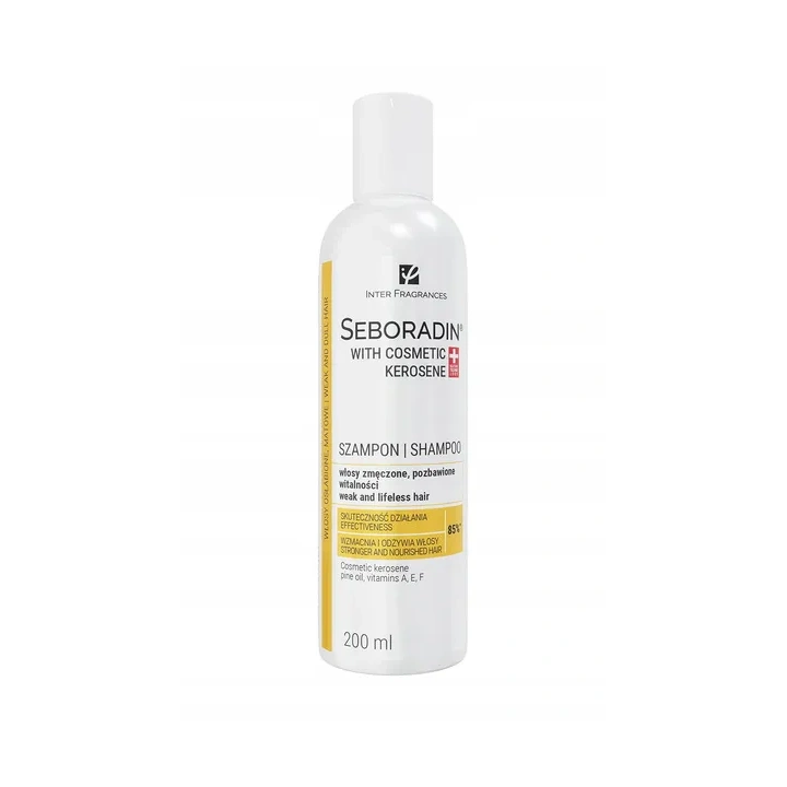 SEBORADIN With Cosmetic Kerosene szampon do włosów zmęczonych, pozbawionych witalności 200ml 
