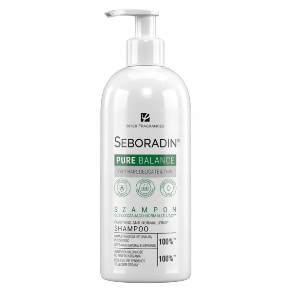 Seboradin SEBORADIN Pure Balance szampon do włosów oczyszczająco normalizujący 400ml — Inhaltsstoffe i ocena