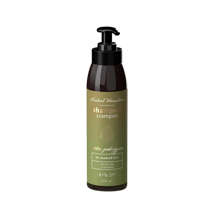 HISKIN Herbal Meadow przeciwłupieżowy szampon do włosów Pokrzywa 400ml 