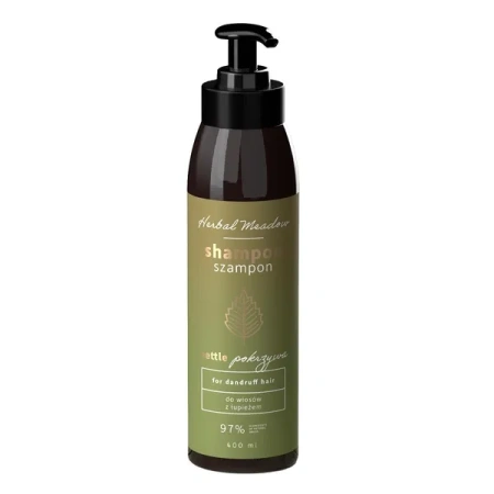 HISKIN Herbal Meadow przeciwłupieżowy szampon do włosów Pokrzywa 400ml 