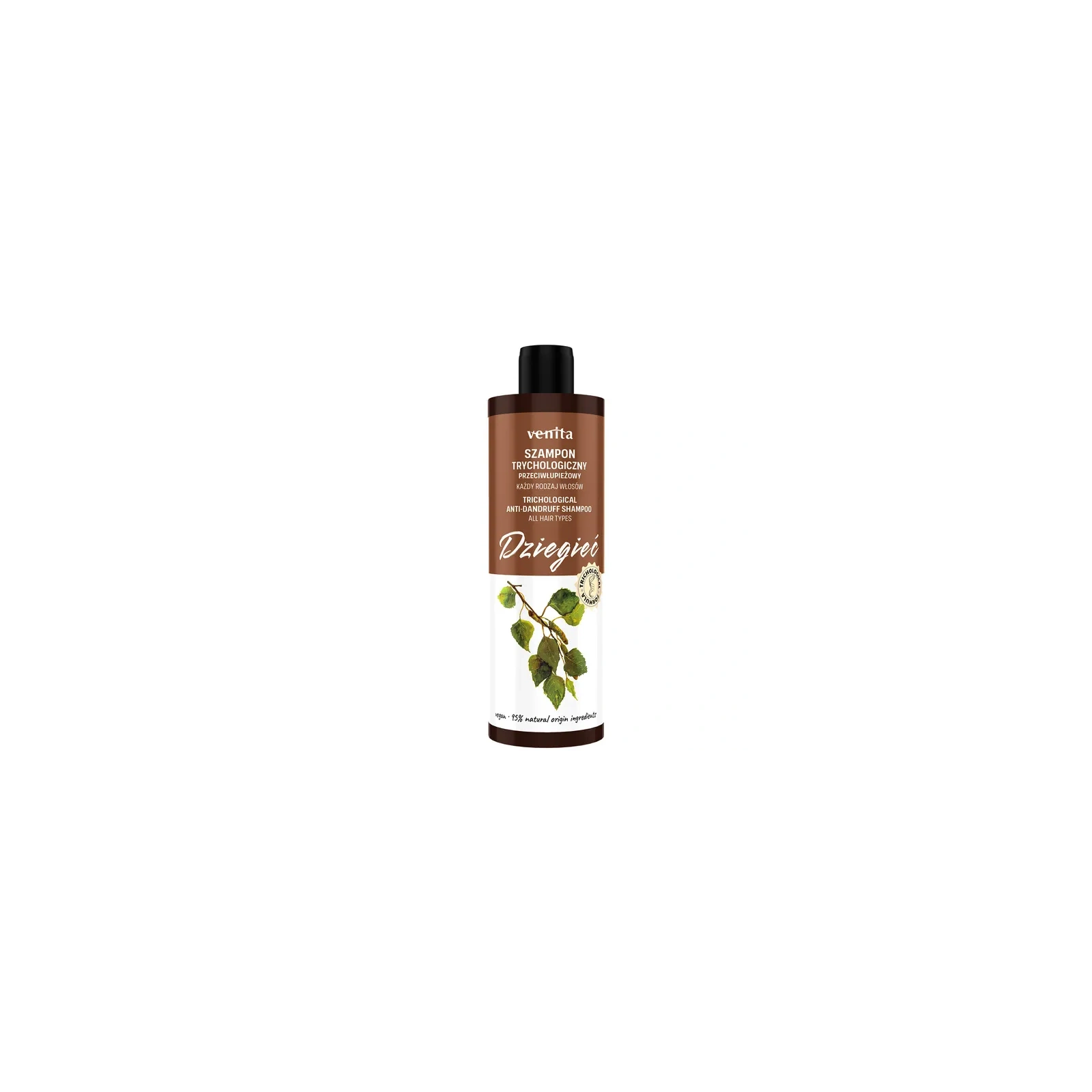 VENITA Trichological trychologiczny szampon do włosów Dziegieć 300ml