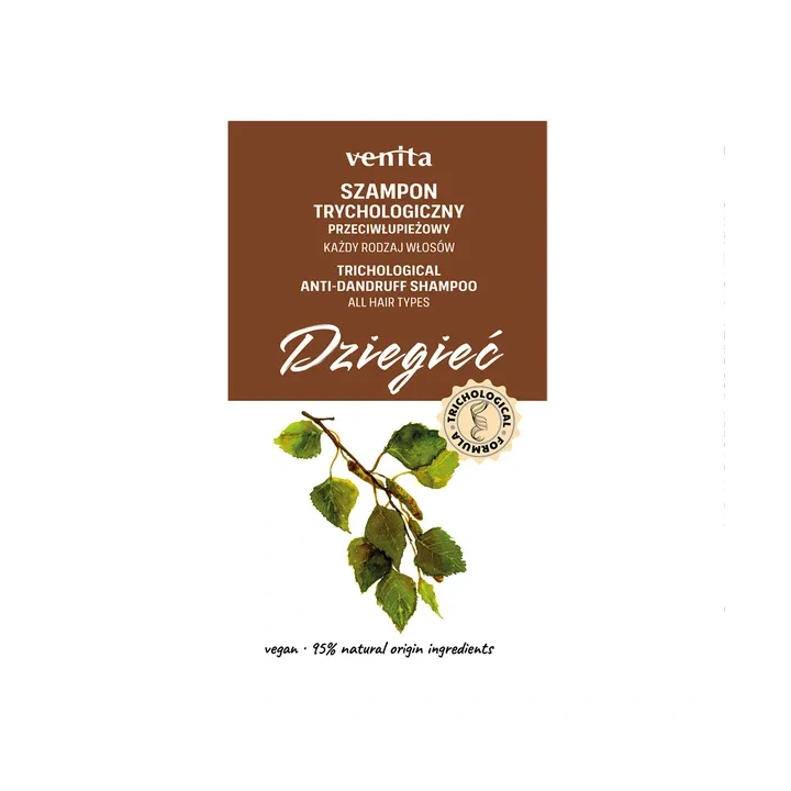 VENITA Trichological trychologiczny szampon do włosów Dziegieć 300ml
