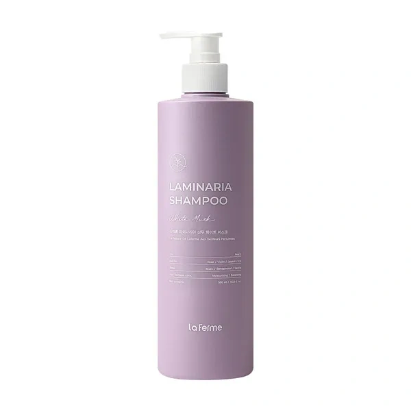 LA FERME Laminaria szampon do włosów z algami White Musk 500ml 