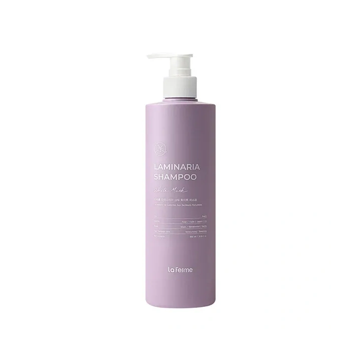 LA FERME Laminaria szampon do włosów z algami White Musk 500ml 