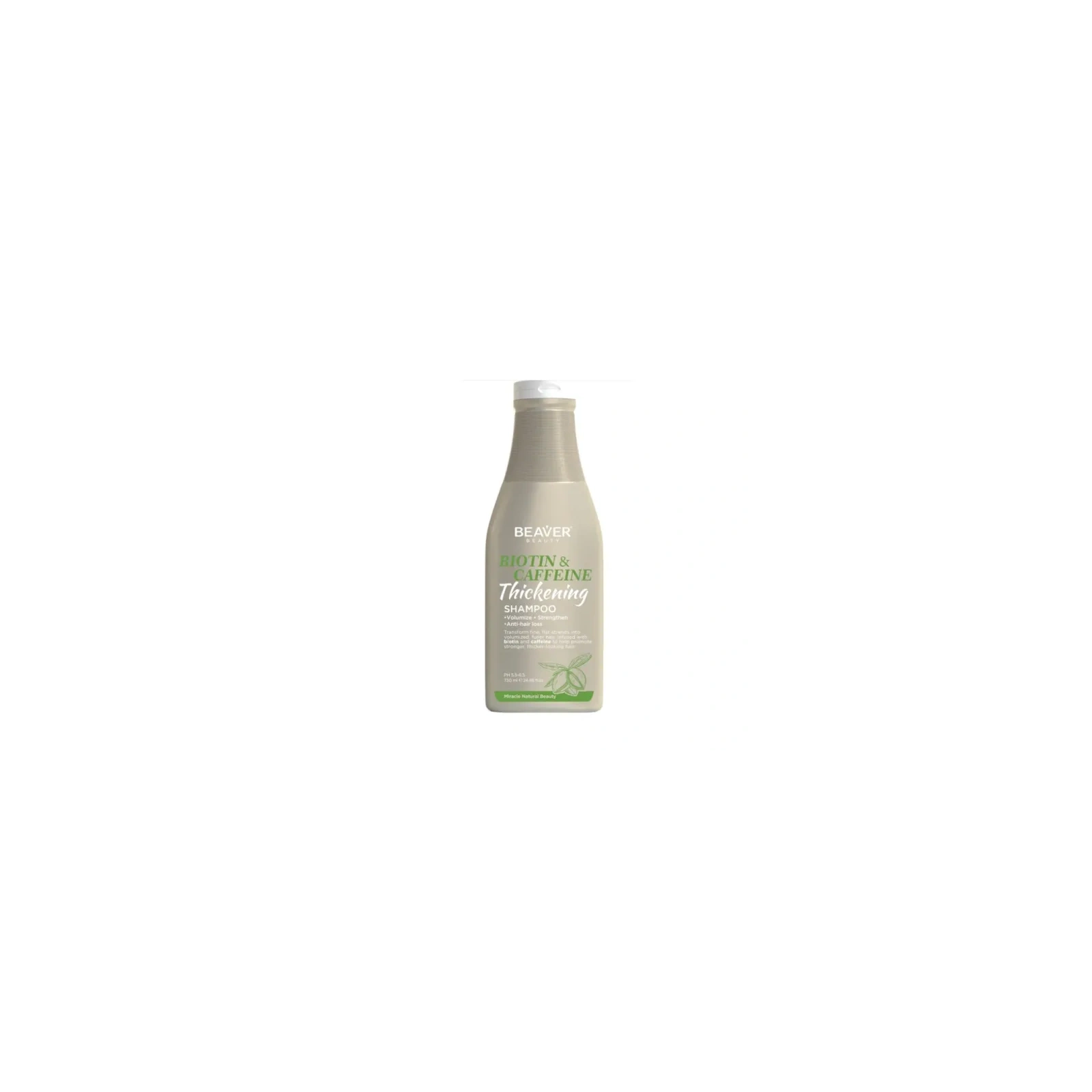 BEAVER Biotin & Caffeine szampon do włosów wzmacniający Thickening 730ml 