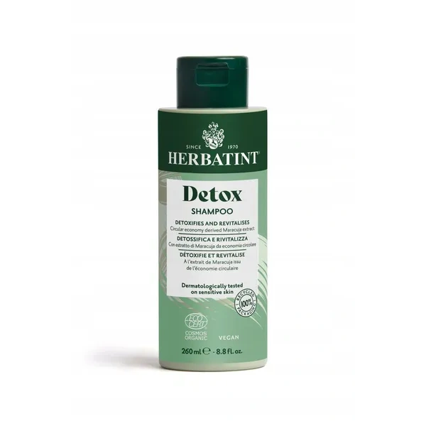 HERBATINT Bio Organic Detox szampon do włosów oczyszczający 260ml 