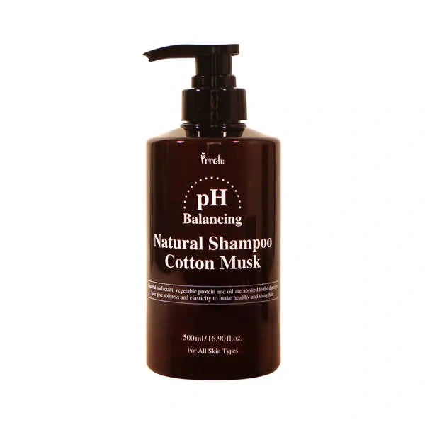 Prreti PRRETI PH Balancing Natural szampon do włosów zniszczonych Cotton Musk 500ml — Składniki i ocena