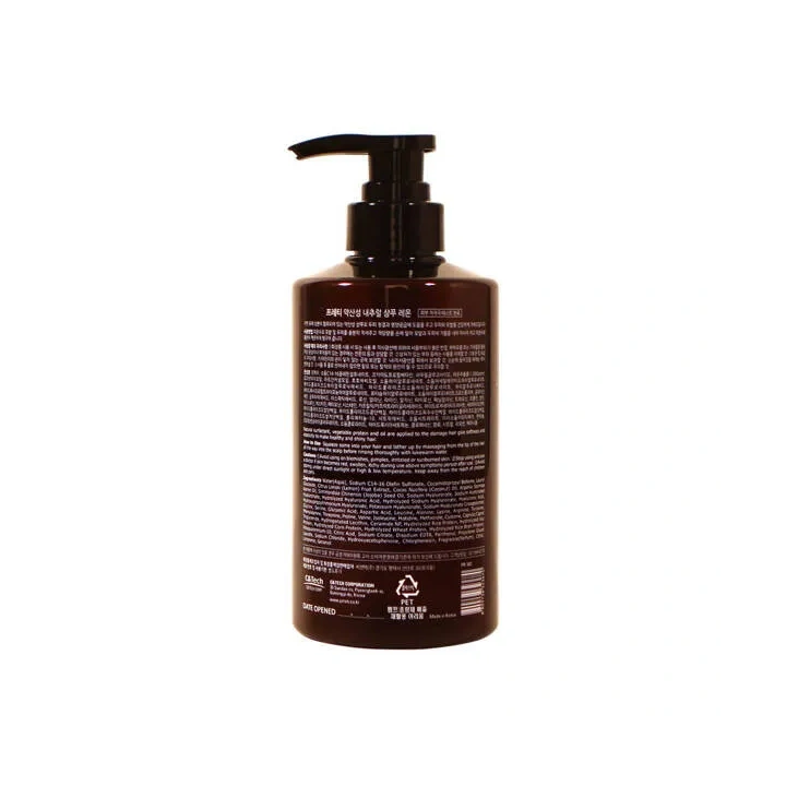 PRRETI PH Balancing Natural szampon do włosów zniszczonych Lemon 500ml