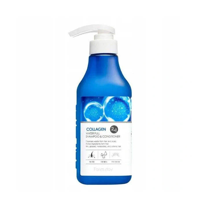 FARMSTAY szampon z odżywką 2w1 Collagen 530ml 