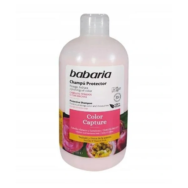 BABARIA Protector Color Capture szampon do włosów farbowanych 500ml
