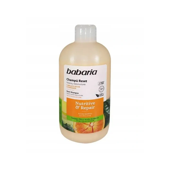 BABARIA Reset Nutritive & Repair szampon do włosów suchych 500ml 