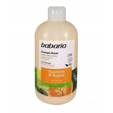 BABARIA Reset Nutritive & Repair szampon do włosów suchych 500ml 