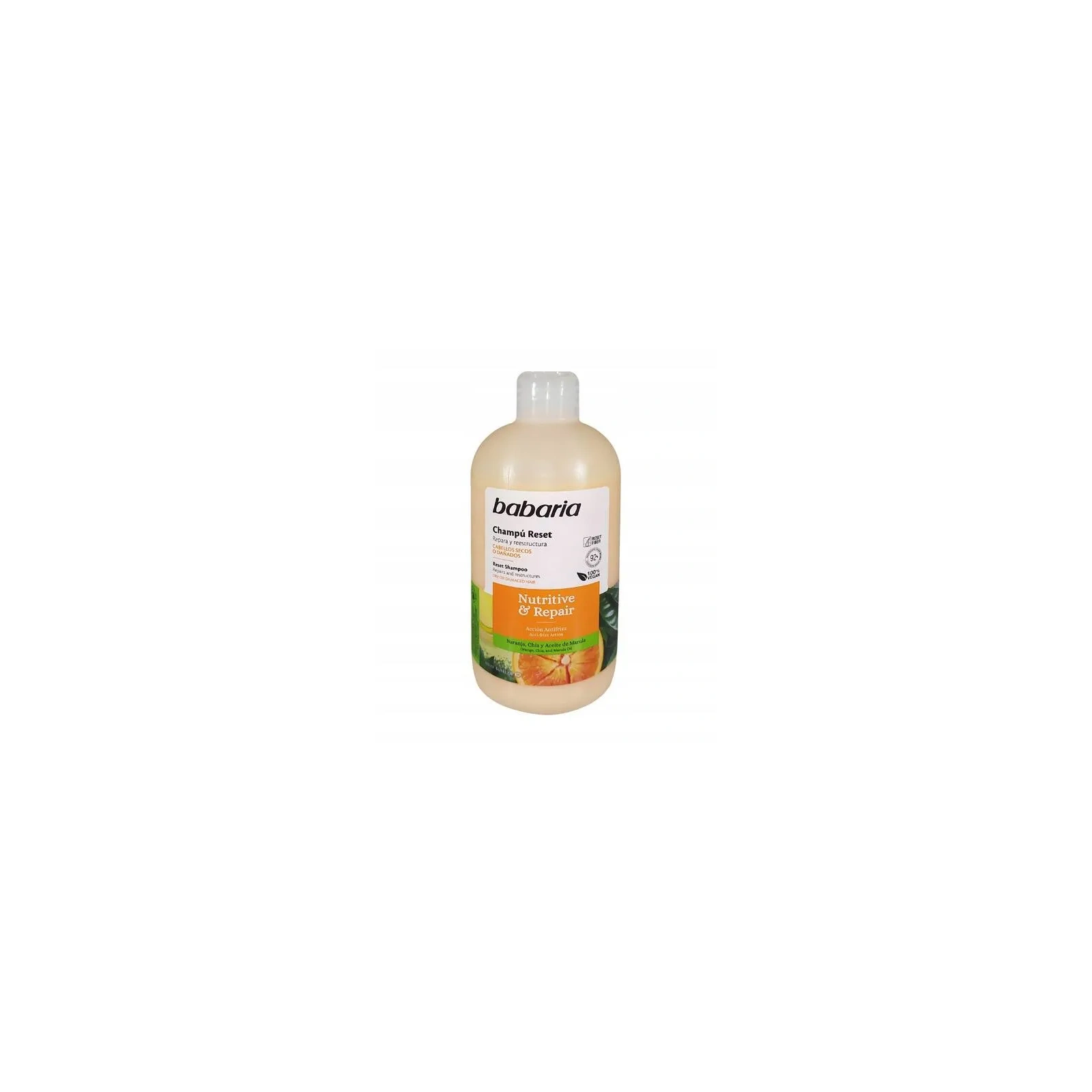 BABARIA Reset Nutritive & Repair szampon do włosów suchych 500ml 